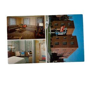 Vintage Postcard Randora Motor Hotel 1950s Detroit MI Memorabilia u